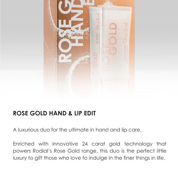 Rodial Rose Gold Hand and Lip Edit Set - Picture 7 of 8